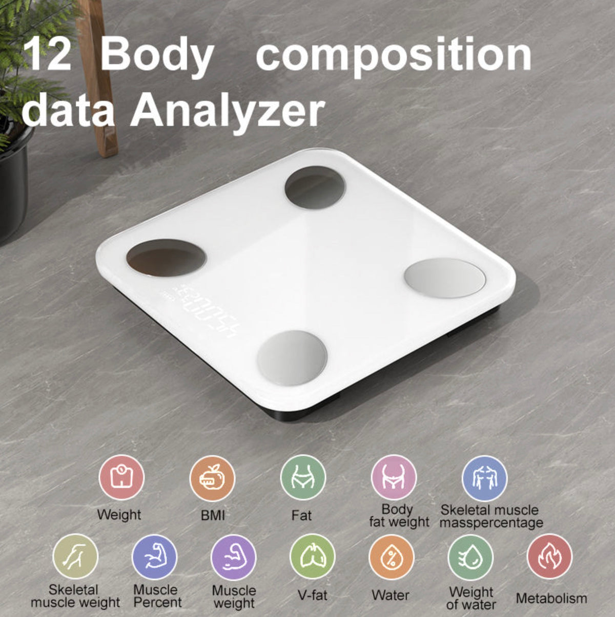180KG Smart Digital BMI Body Fat Scale