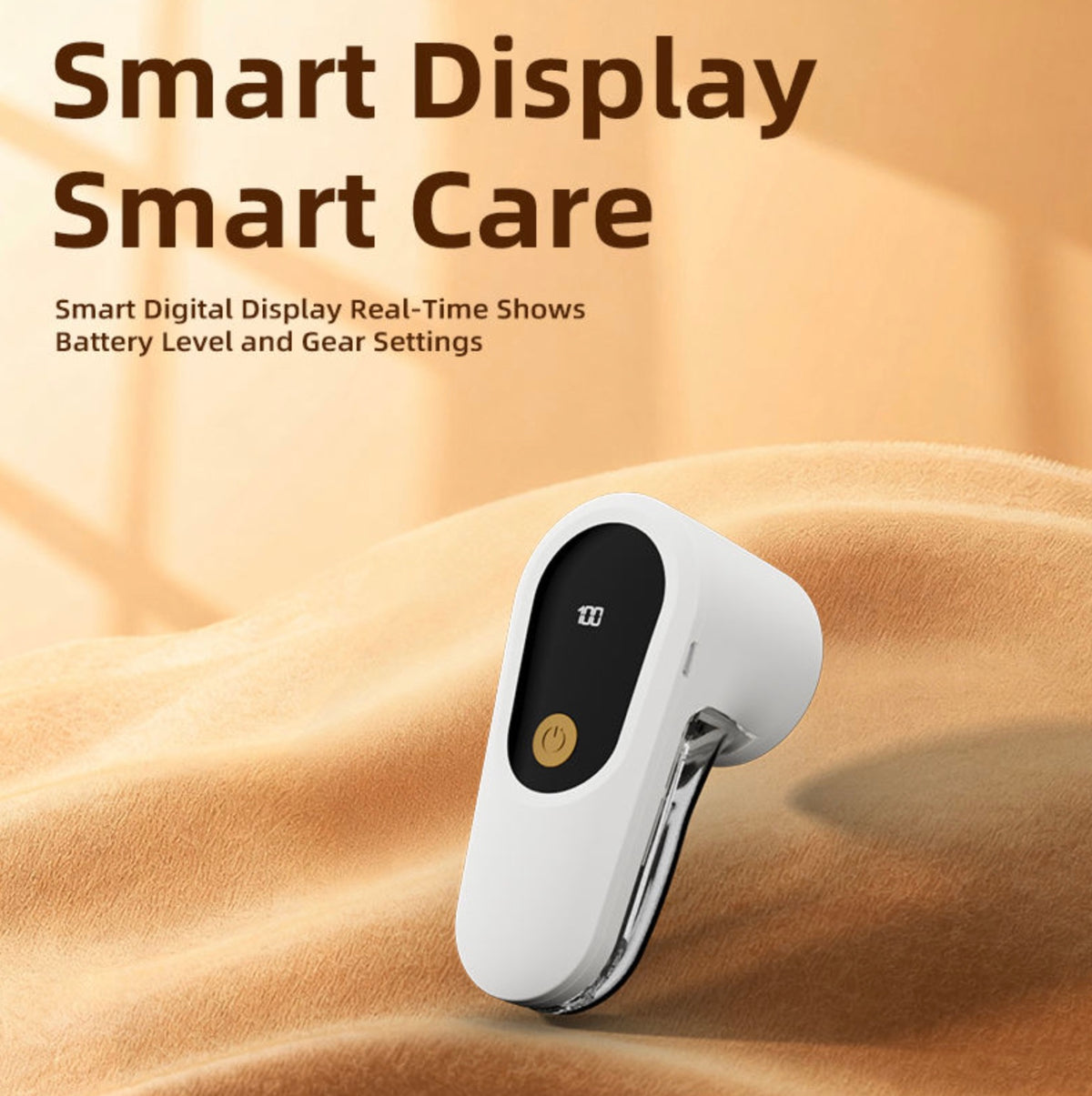 Portable LED Digital Fabric Lint Remover
