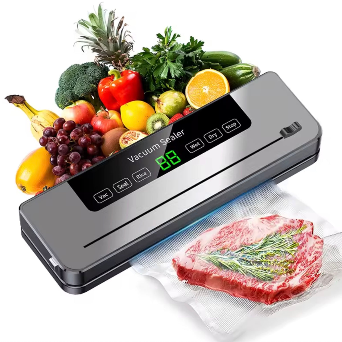 Automatic Touch Screen Vacuum Food Sealer