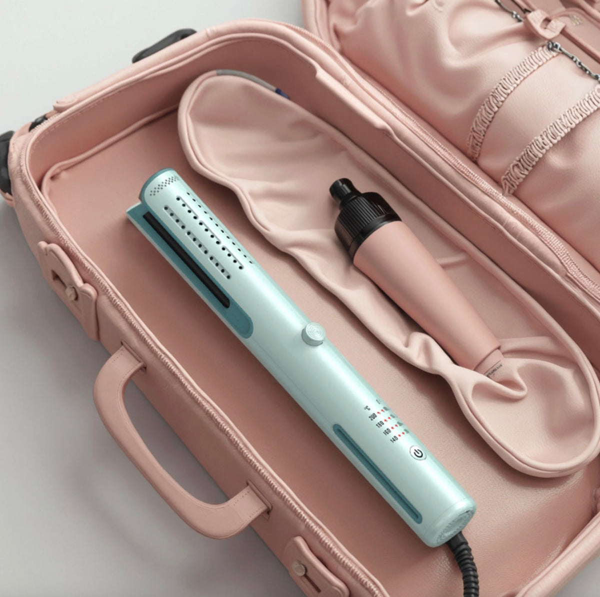2-in-1 Portable USB Cordless Hair Curler & Straightener